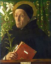 Portrait of Fra Teodoro of Urbino as Saint Dominic By Giovanni Bellini