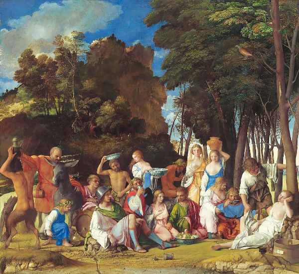 The Feast of the Gods by Giovanni Bellini | Oil Painting Reproduction