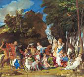 The Feast of the Gods By Giovanni Bellini