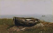 Abandoned Boat 1850 By Frederic Edwin Church