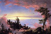 Above the Clouds at Sunrise 1849 By Frederic Edwin Church
