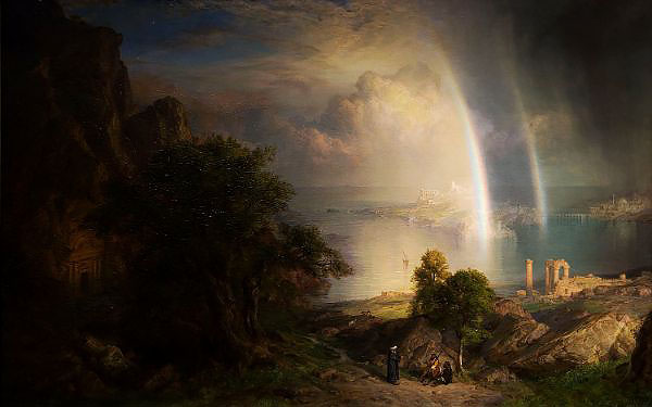 Aegean Sea 1877 by Frederic Edwin Church | Oil Painting Reproduction