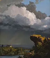 A Passing Storm 1849 By Frederic Edwin Church