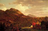 Autumn 1853 By Frederic Edwin Church