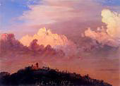 Clouds over Olana 1872 By Frederic Edwin Church