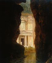 El Khasne Petra 1874 By Frederic Edwin Church