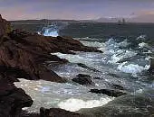 Fog off Mount Desert Collection of John Wilmerding By Frederic Edwin Church