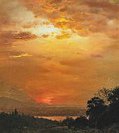 Looking West from Olana 1864 By Frederic Edwin Church