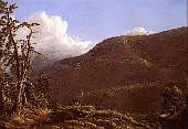 New England Landscape 1847 By Frederic Edwin Church