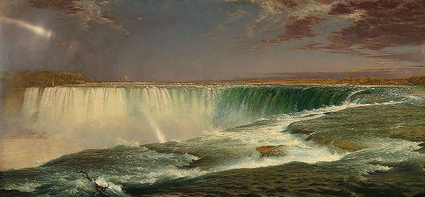 Niagara 1857 by Frederic Edwin Church | Oil Painting Reproduction