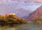 Salzburg Castle By Frederic Edwin Church