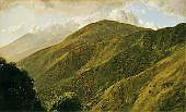 Scene in the Blue Mountains Jamaica By Frederic Edwin Church