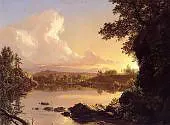 Scene on the Catskill Creek New York 1847 By Frederic Edwin Church