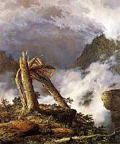 Storm in the Mountains 1847 By Frederic Edwin Church