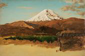 Study of Mount Chimborazo Ecuador 1857 By Frederic Edwin Church