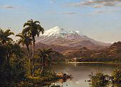 Tamaca Palms 1854 By Frederic Edwin Church