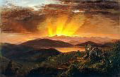 The After Glow 1867 By Frederic Edwin Church