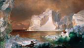 The Icebergs 1861 By Frederic Edwin Church
