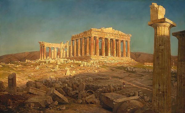 The Parthenon 1871 by Frederic Edwin Church | Oil Painting Reproduction