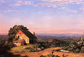Twilight In the Adirondacks By Frederic Edwin Church