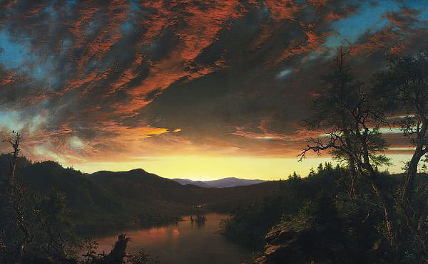 Twilight in the Wilderness | Oil Painting Reproduction