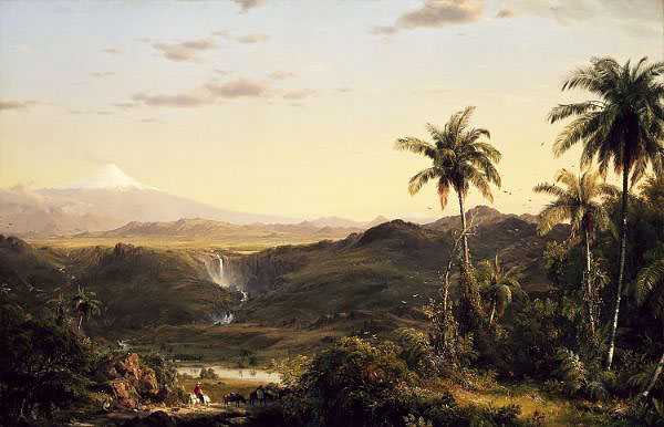 View of Cotopaxi 1855 by Frederic Edwin Church | Oil Painting Reproduction