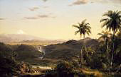 View of Cotopaxi 1855 By Frederic Edwin Church