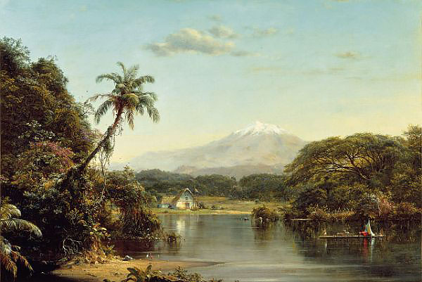 View on the Magdalena River 1857 | Oil Painting Reproduction