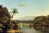 View on the Magdalena River 1857 By Frederic Edwin Church