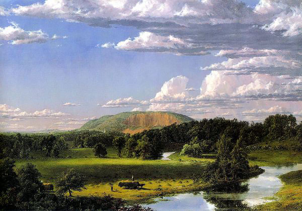West Rock New Haven 1849 | Oil Painting Reproduction