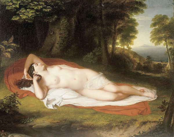 Ariadne by Asher Brown Durand | Oil Painting Reproduction