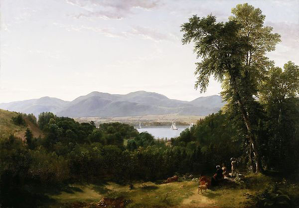 Beacon Hills on the Hudson River | Oil Painting Reproduction