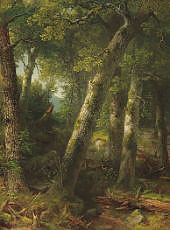 Forest in the Morning Light By Asher Brown Durand