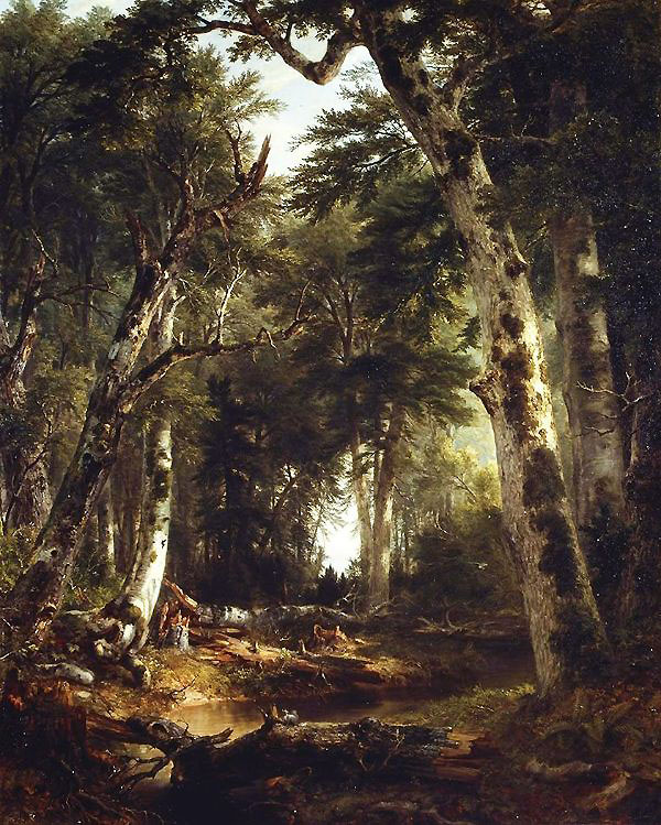 In the Woods by Asher Brown Durand | Oil Painting Reproduction