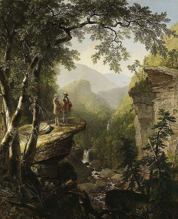 Kindred Spirits 1849 by Asher Brown Durand | Oil Painting Reproduction