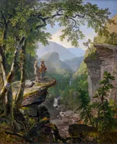 Kindred Spirits 1849 By Asher Brown Durand