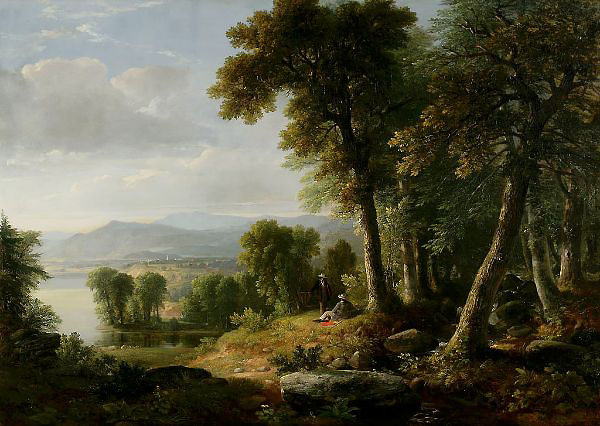Landscape 1850 by Asher Brown Durand | Oil Painting Reproduction