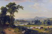 Pastoral Landscape c1854 By Asher Brown Durand
