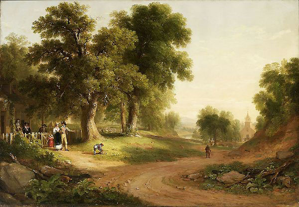 Sunday Morning 1839 by Asher Brown Durand | Oil Painting Reproduction