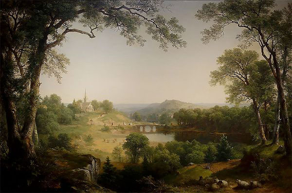 Sunday Morning 1860 by Asher Brown Durand | Oil Painting Reproduction