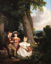 The Durand Children 1832 By Asher Brown Durand