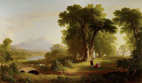 The Morning of Life 1840 by Asher Brown Durand | Oil Painting Reproduction