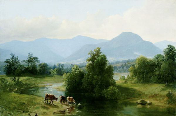 View of the Shandaken Mountains | Oil Painting Reproduction