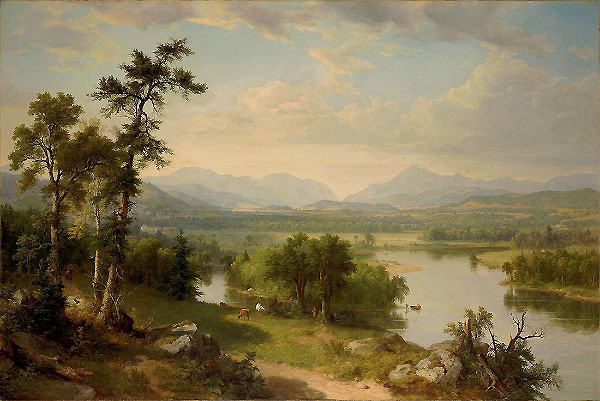 White Mountain Scenery by Asher Brown Durand | Oil Painting Reproduction