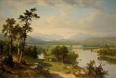White Mountain Scenery By Asher Brown Durand