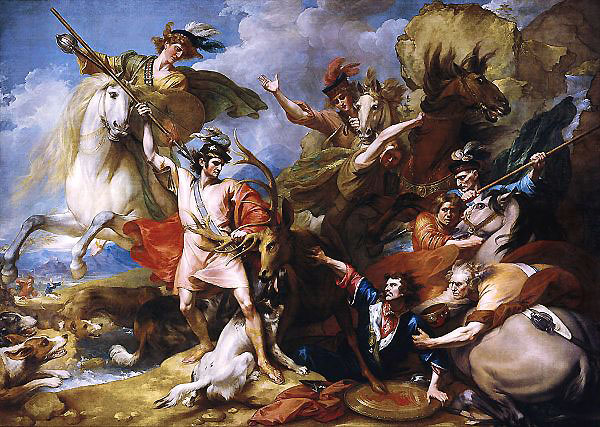 Alexander III of Scotland Rescued from the Fury | Oil Painting Reproduction