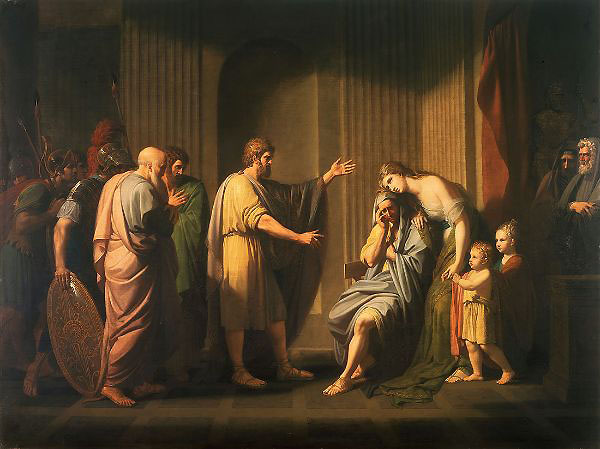 Cleombrotus Ordered Into Banishment by Leonidas II | Oil Painting Reproduction