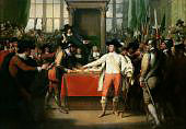 Cromwell Dissolving the Long Parliament By Benjamin West