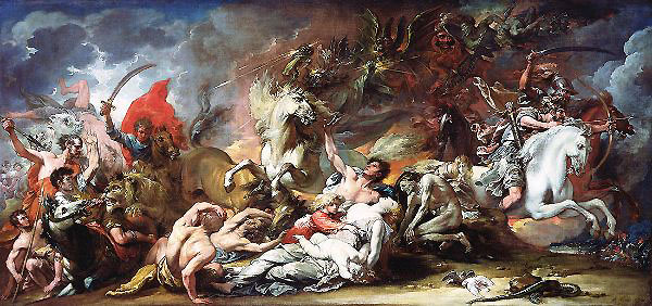 Death on the Pale Horse 1796 by Benjamin West | Oil Painting Reproduction