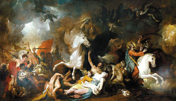 Death on the Pale Horse 1817 by Benjamin West | Oil Painting Reproduction